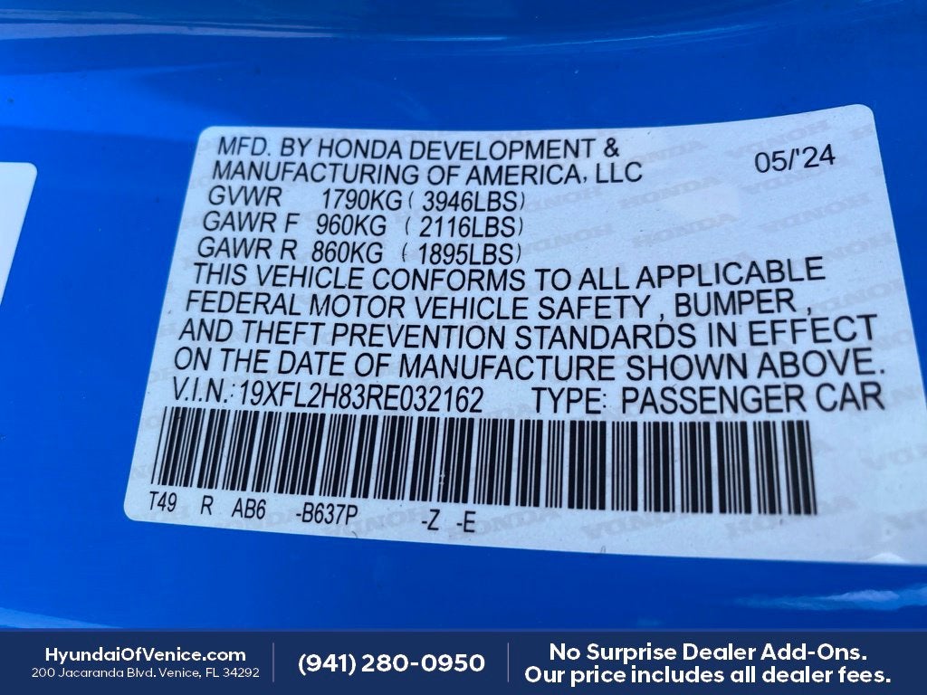 2024 Honda Civic Sport