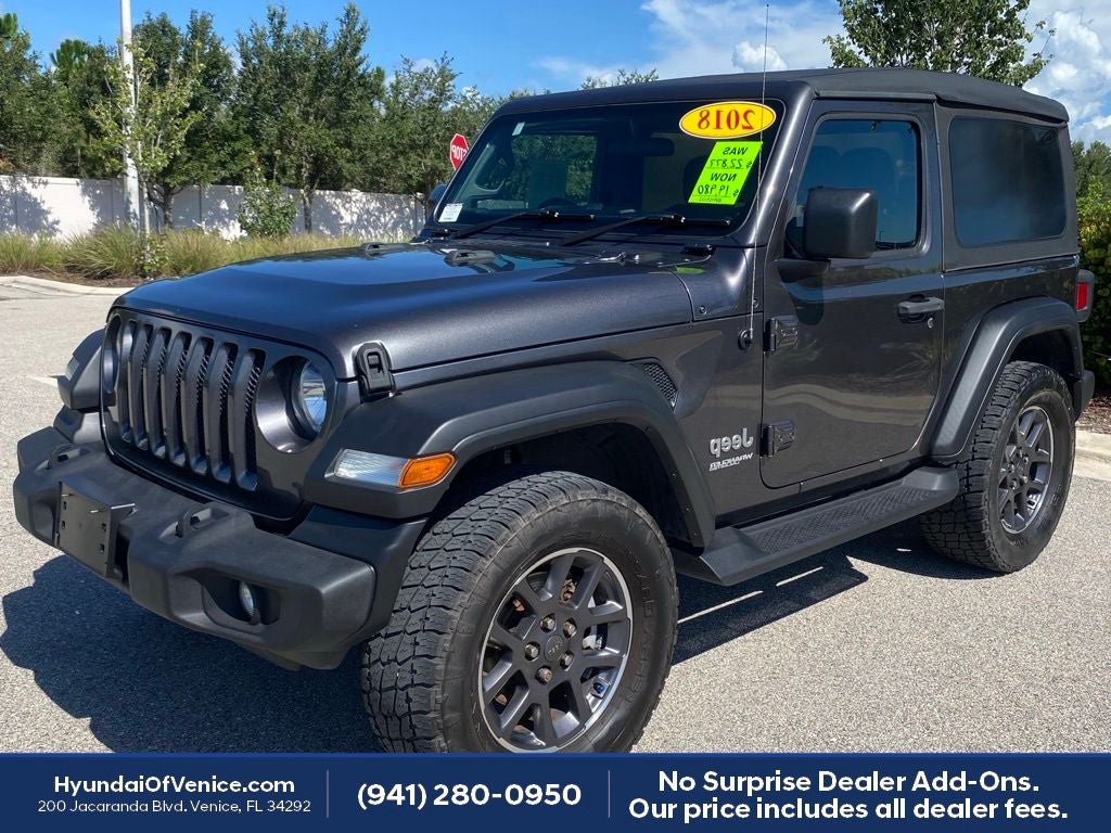 2018 Jeep Wrangler Sport S