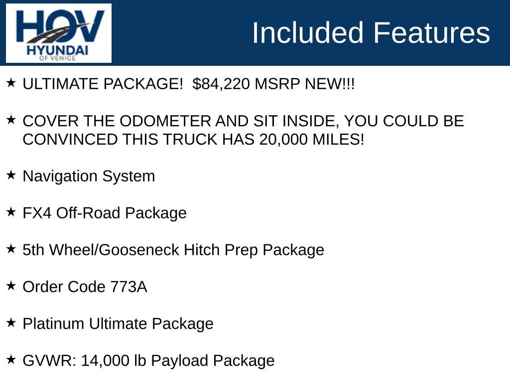 2017 Ford F-450SD Platinum DRW