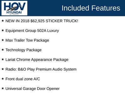 2018 Ford F-150 Lariat