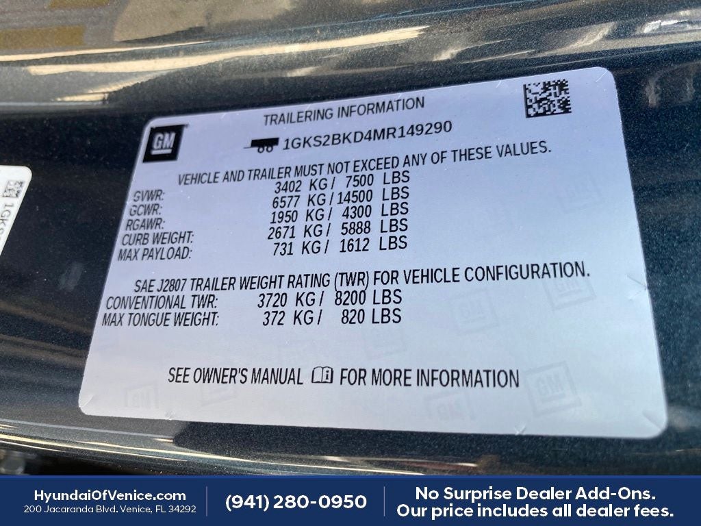 2021 GMC Yukon SLT