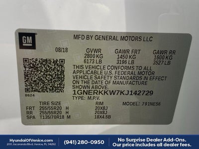2019 Chevrolet Traverse Premier