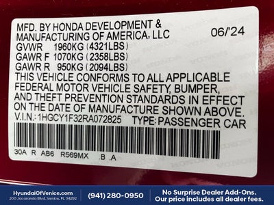 2024 Honda Accord EX