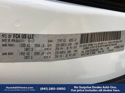 2017 Chrysler Pacifica Limited