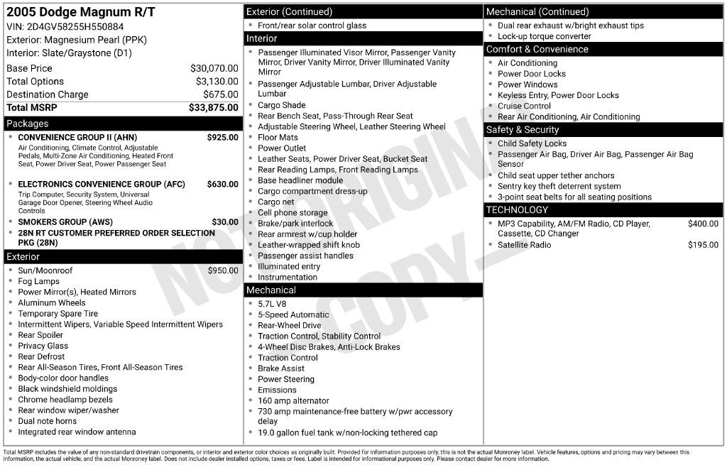 2005 Dodge Magnum R/T