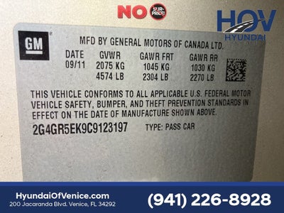 2012 Buick Regal Base