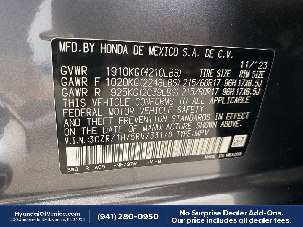 2024 Honda HR-V EX-L