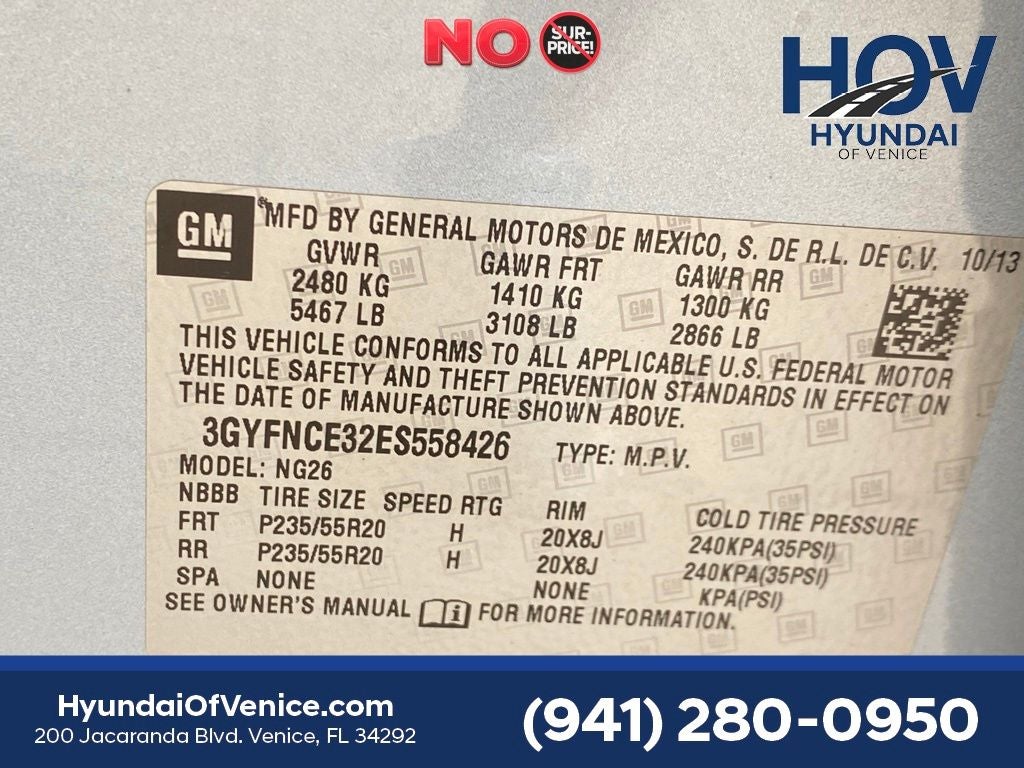 2014 Cadillac SRX Performance