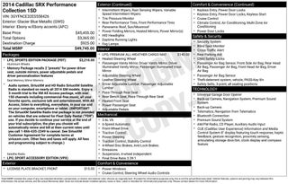 2014 Cadillac SRX Performance