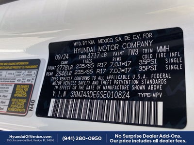 2025 Hyundai TUCSON SE