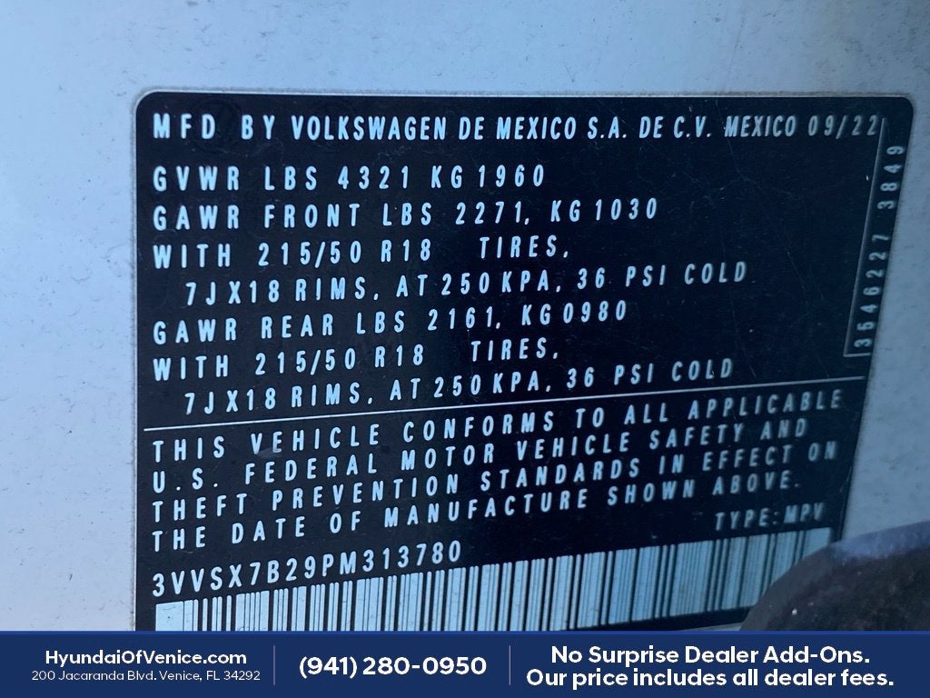 2023 Volkswagen Taos 1.5T SE