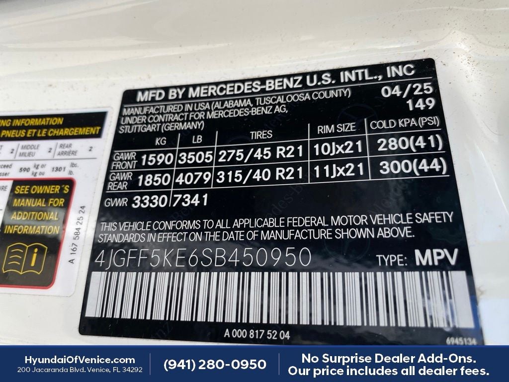 2025 Mercedes-Benz GLS GLS 450 4MATIC®