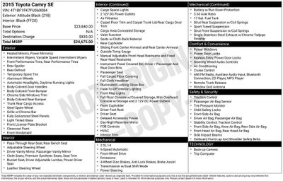 2015 Toyota Camry Base