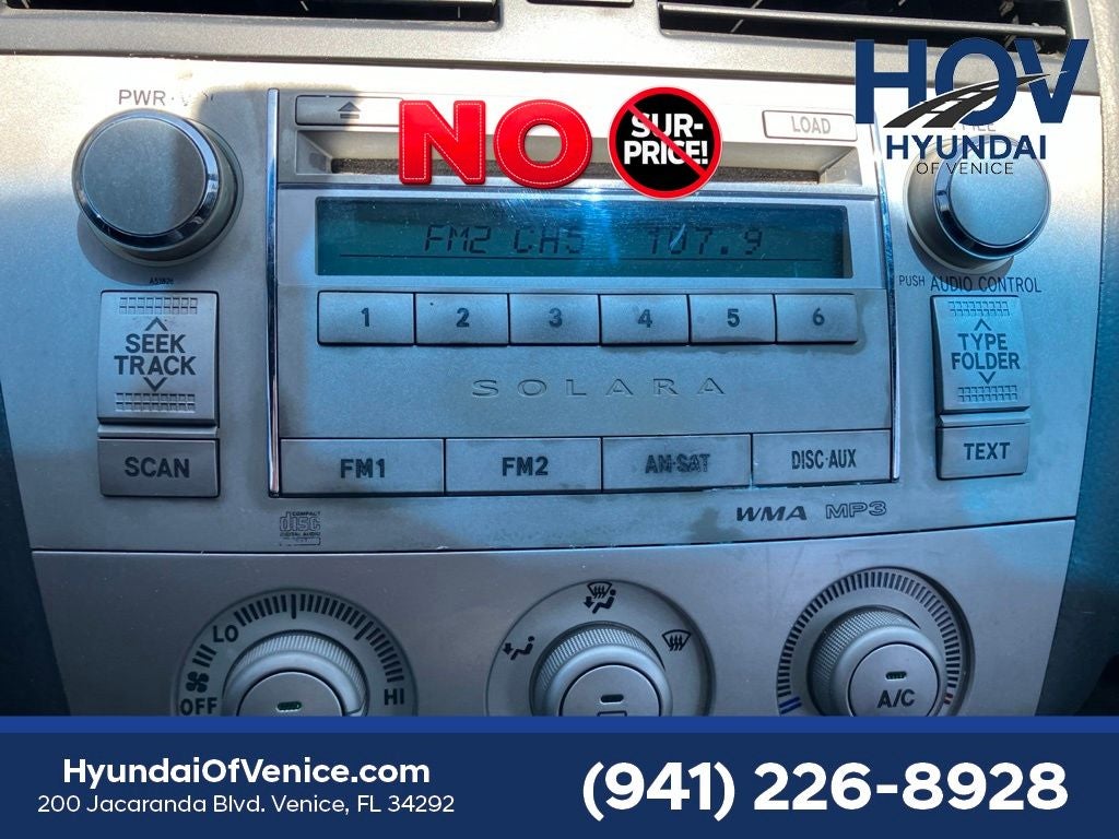 2008 Toyota Camry Solara Sport