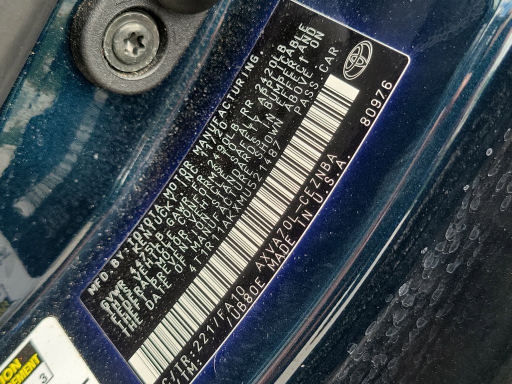 2021 Toyota Camry LE