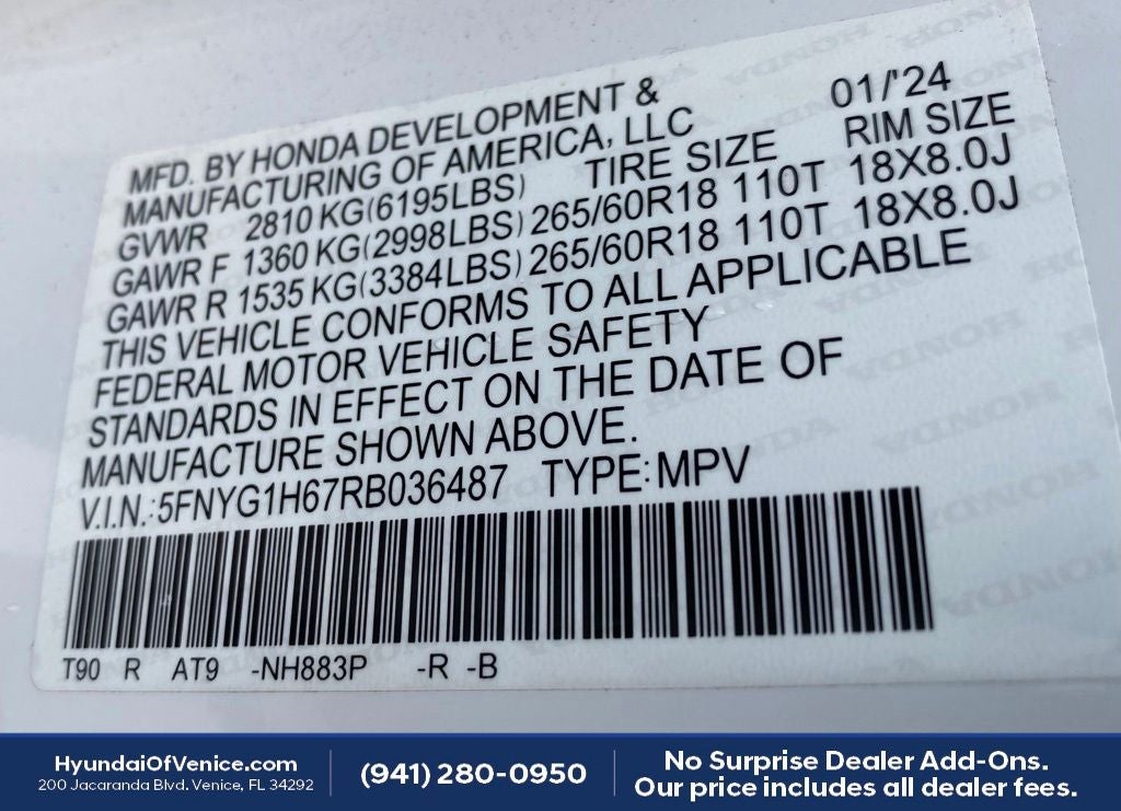 2024 Honda Pilot TrailSport