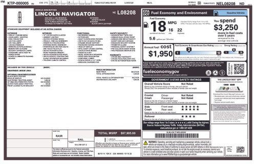 2022 Lincoln Navigator L Reserve