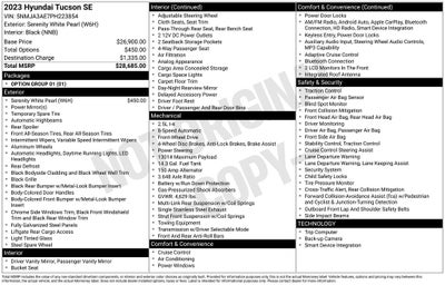 2023 Hyundai TUCSON SE