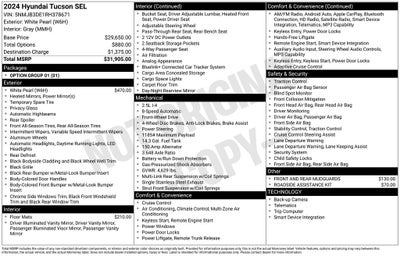 2024 Hyundai TUCSON SEL