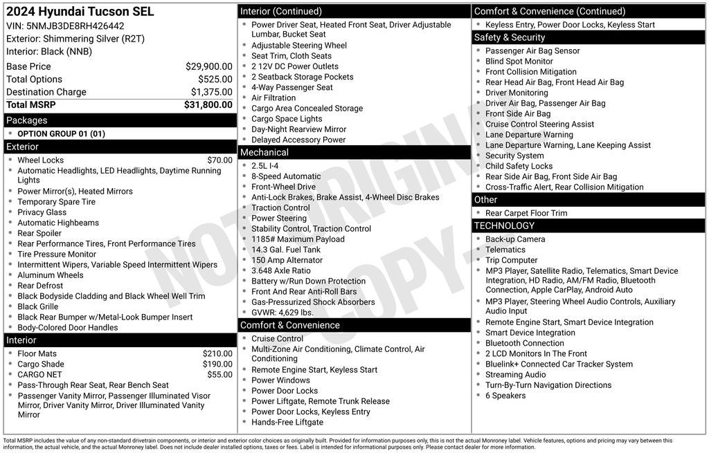 2024 Hyundai TUCSON SEL