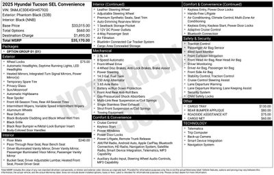 2025 Hyundai TUCSON SEL Convenience