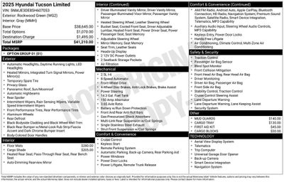 2025 Hyundai TUCSON Limited