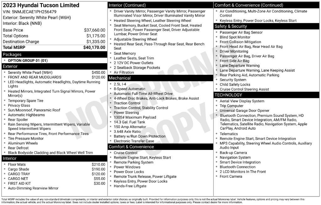 2023 Hyundai TUCSON Limited