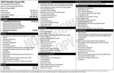 2023 Hyundai TUCSON SEL