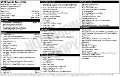 2023 Hyundai TUCSON SEL