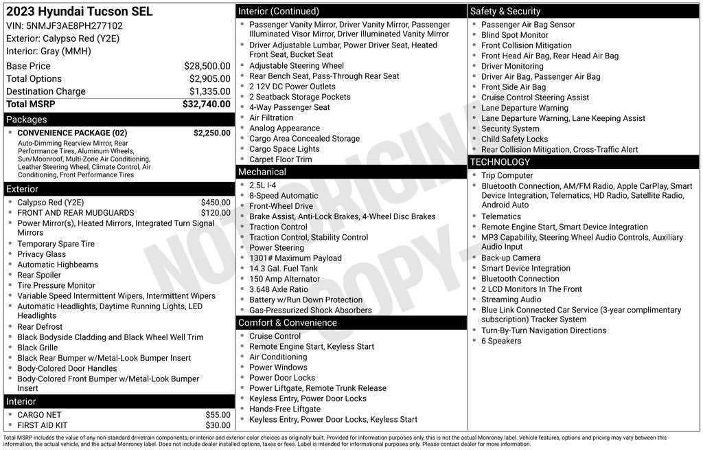 2023 Hyundai TUCSON SEL