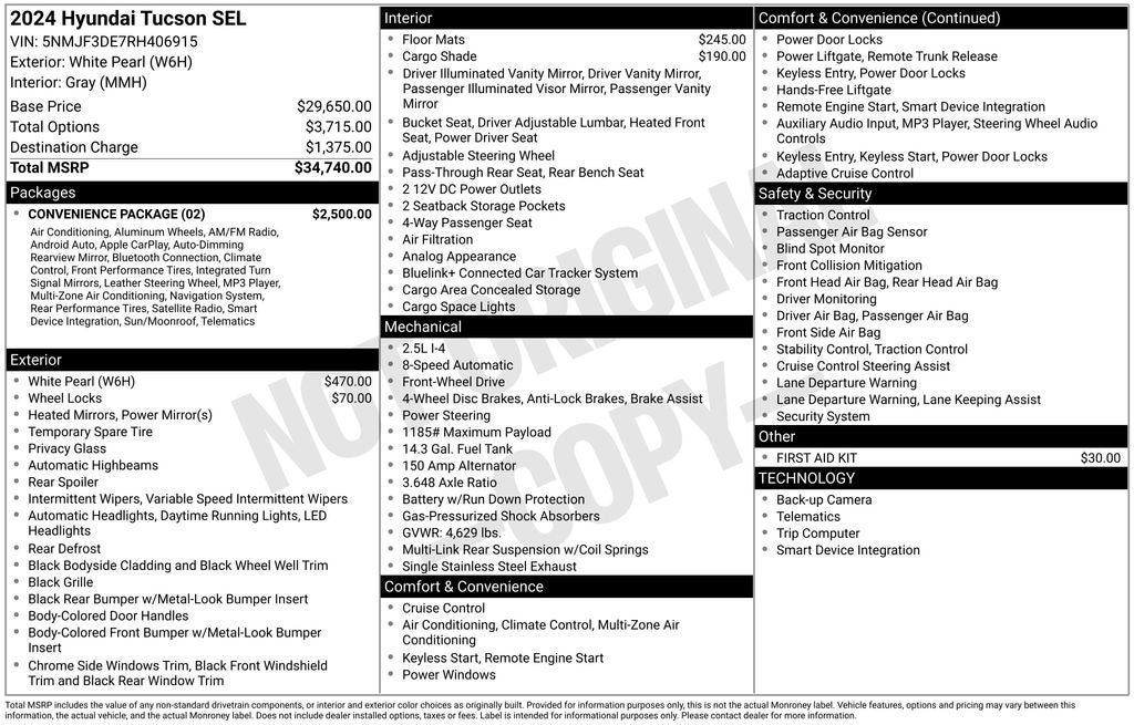 2024 Hyundai TUCSON SEL