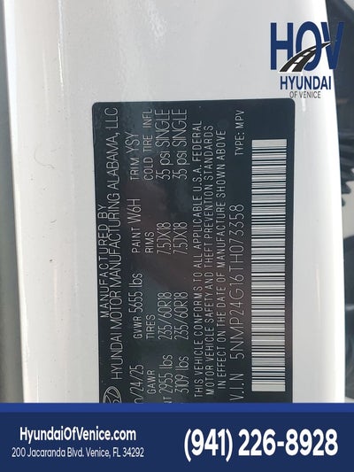 2026 Hyundai SANTA FE HYBRID SEL