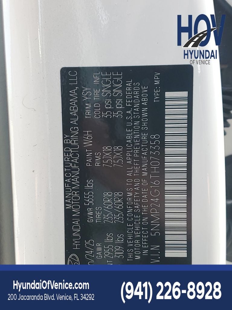 2026 Hyundai SANTA FE HYBRID SEL