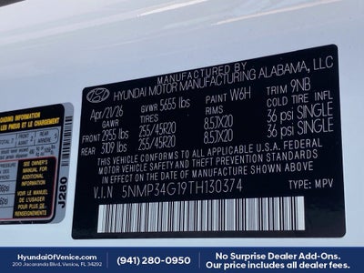 2026 Hyundai SANTA FE HYBRID Limited