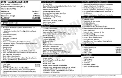 2025 Hyundai SANTA FE XRT