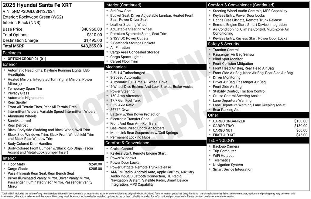 2025 Hyundai SANTA FE XRT