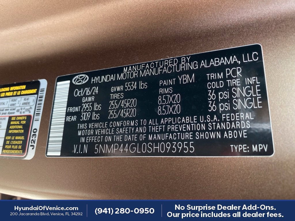 2025 Hyundai SANTA FE Limited