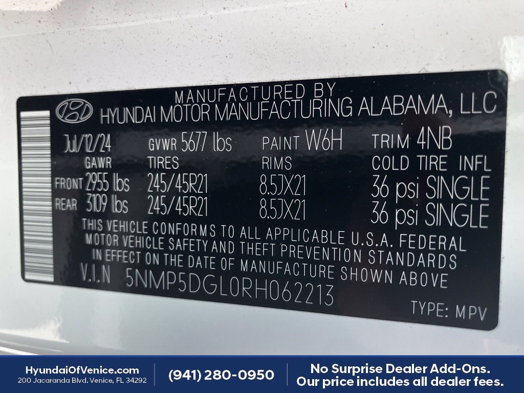 2024 Hyundai SANTA FE Calligraphy