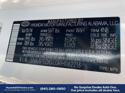 2024 Hyundai SANTA FE Calligraphy