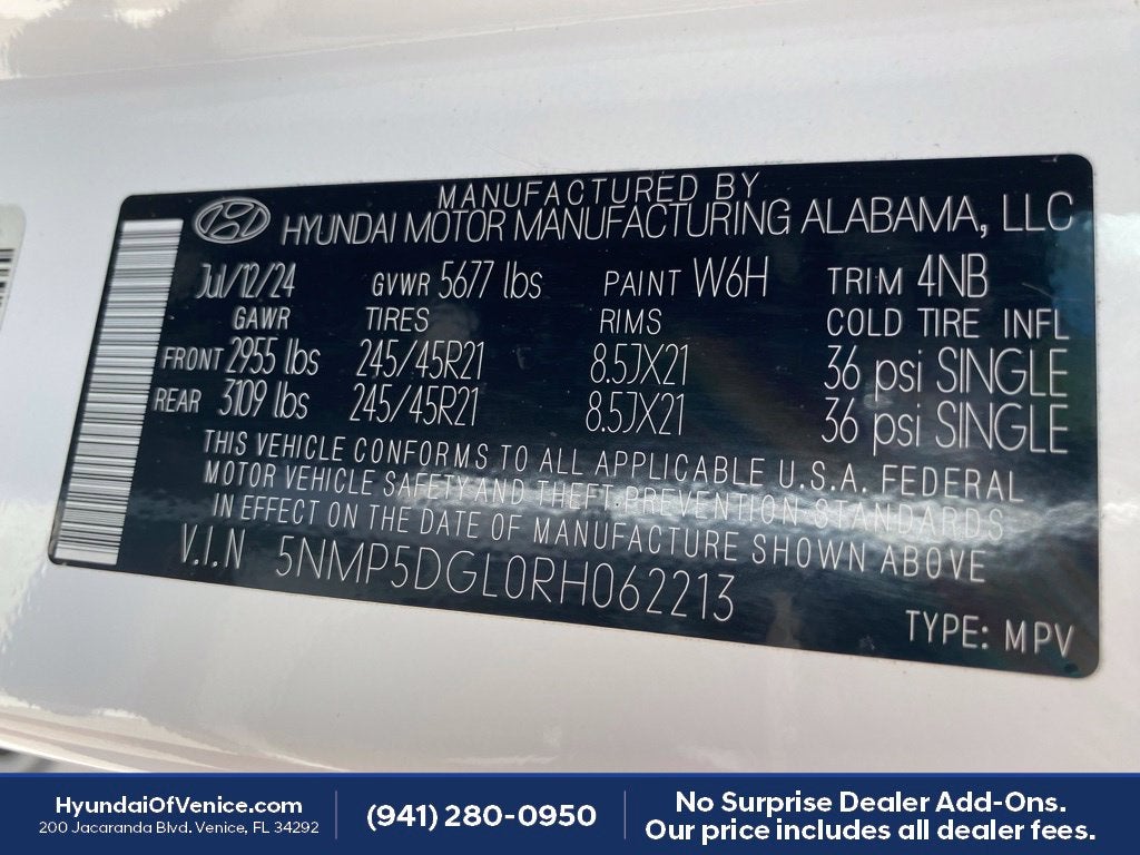 2024 Hyundai SANTA FE Calligraphy