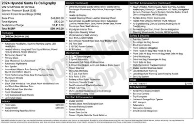 2024 Hyundai SANTA FE Calligraphy
