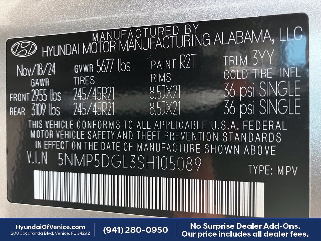2025 Hyundai SANTA FE Calligraphy