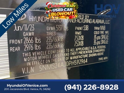 2023 Hyundai SANTA FE SEL