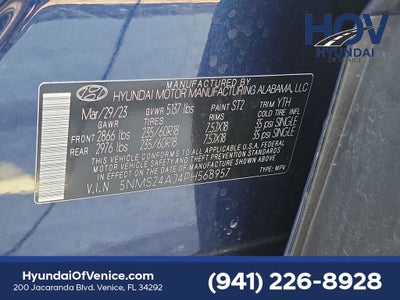 2023 Hyundai SANTA FE SEL
