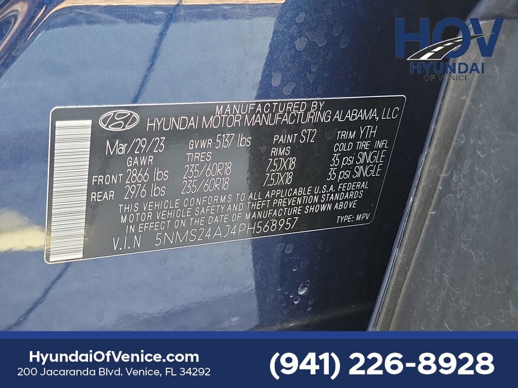 2023 Hyundai SANTA FE SEL