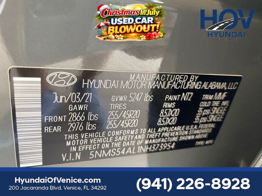 2022 Hyundai SANTA FE Calligraphy