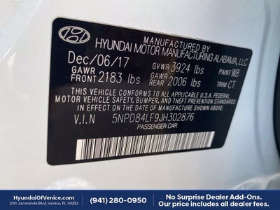 2018 Hyundai ELANTRA SEL