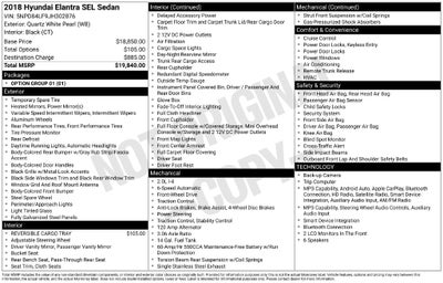 2018 Hyundai ELANTRA SEL