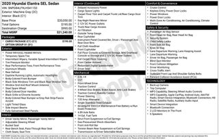 2020 Hyundai ELANTRA SEL