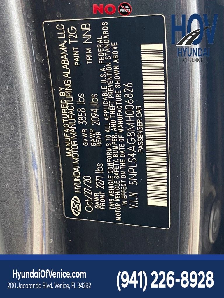 2021 Hyundai ELANTRA SEL